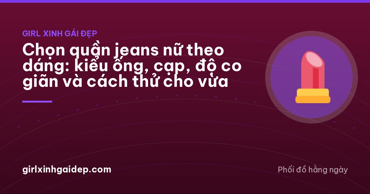 Fitting room scene: adult Vietnamese woman in dark blue straight-leg jeans and a white tee checking the fit from the side in a mirror, warm overhead light